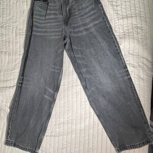 30/32 Dark Grey Baggy Loose Fit Coupe Ample Jeans